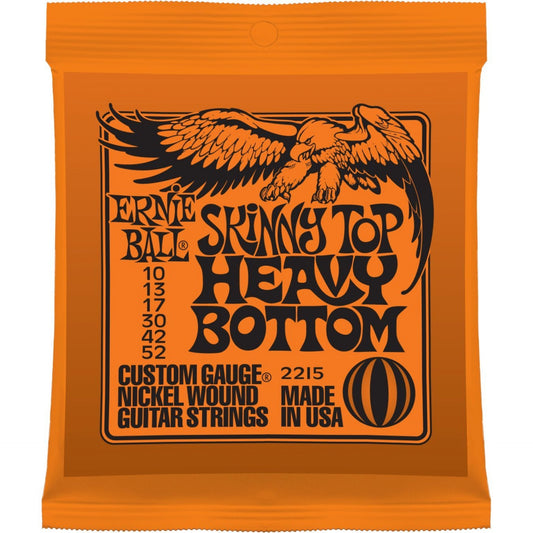 Ernie Ball 2215 Electric Guitar Strings - Skinny Top, Heavy Bottom