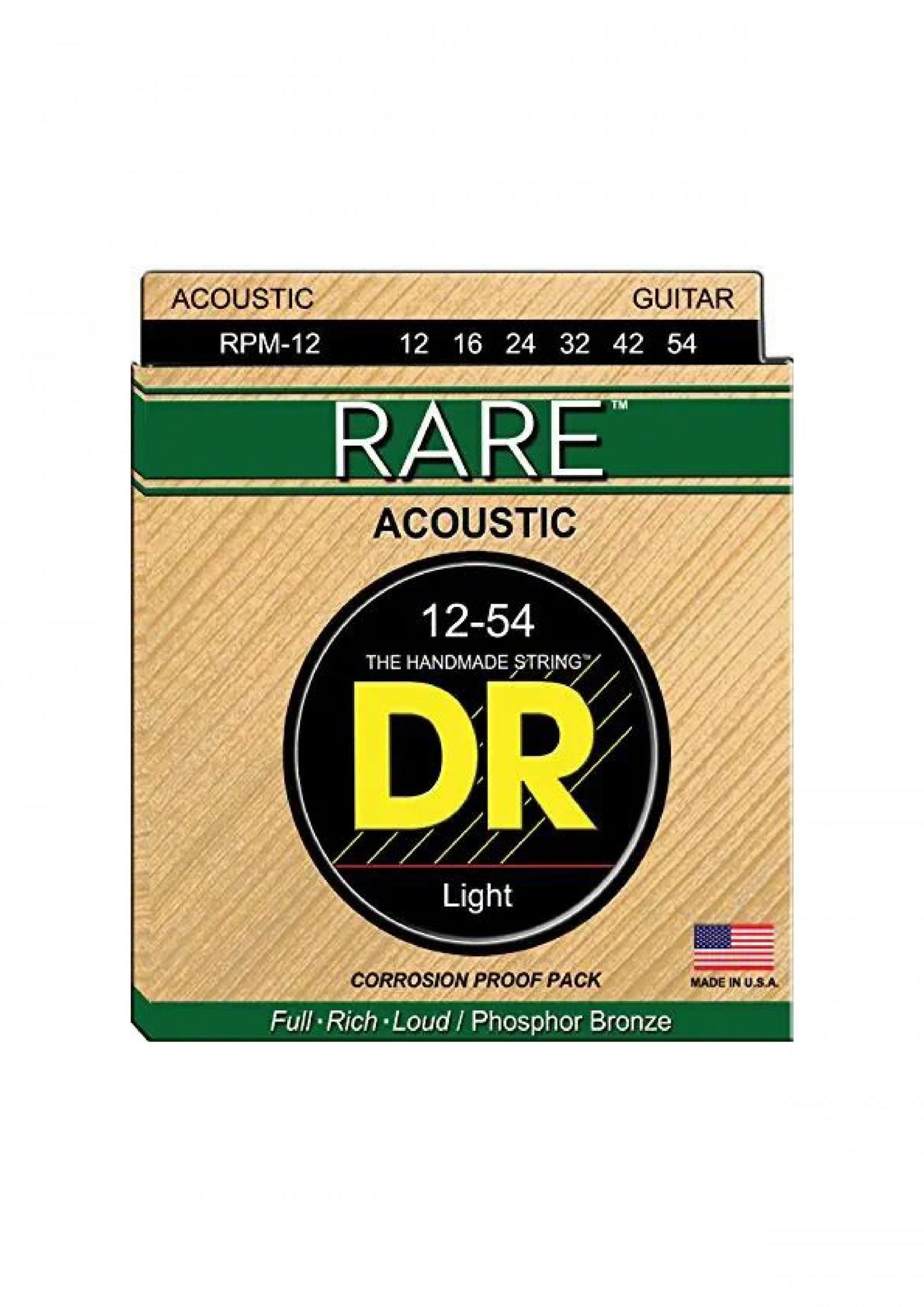 DR Strings RPL-10 Rare Phosphor Bronze Extra Light Acoustic Guitar Strings - 10 - 48