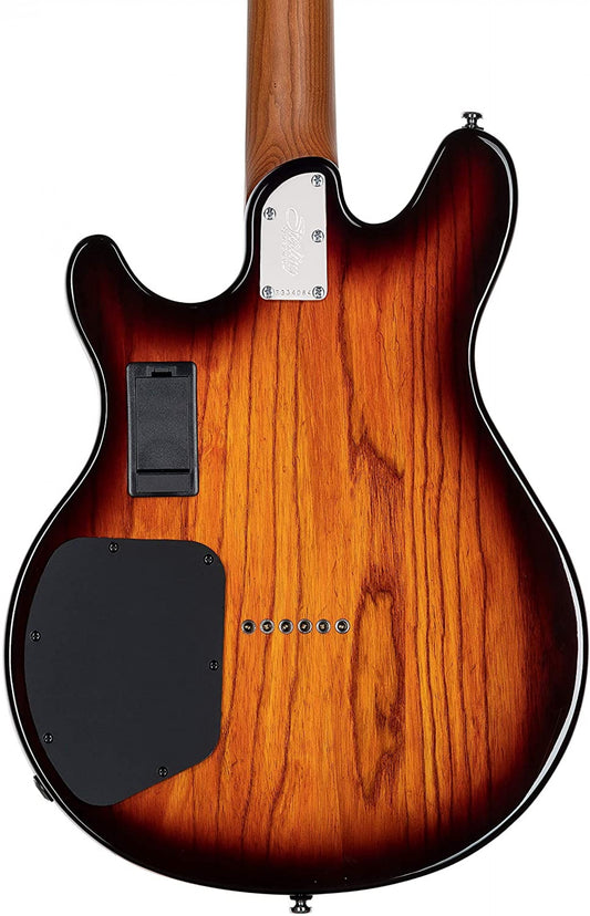 Sterling by Music Man 6 String Solid-Body Electric Guitar, Right, Vintage Sunburst (JV60-VSB)