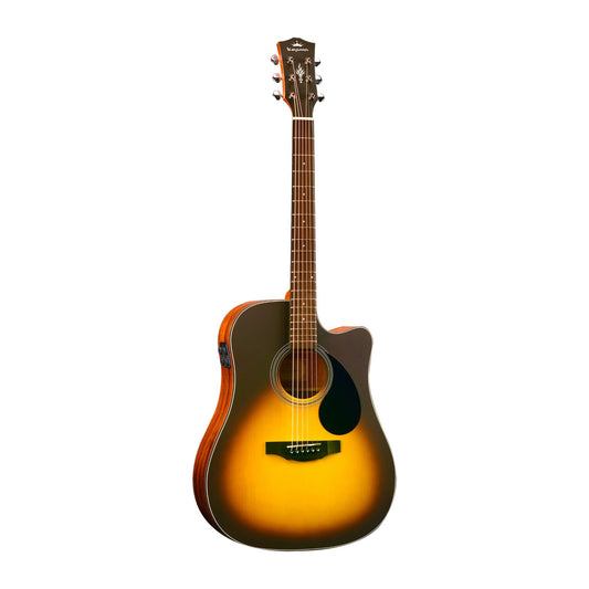 Kepma EDC-E TRANS K10 Semi - Acoustic Guitar - Sunburst Matt