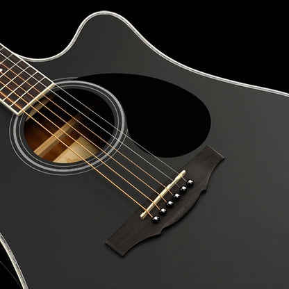 Kepma D1CE TRANS K10- Semi acoustic Guitar- Black Matt