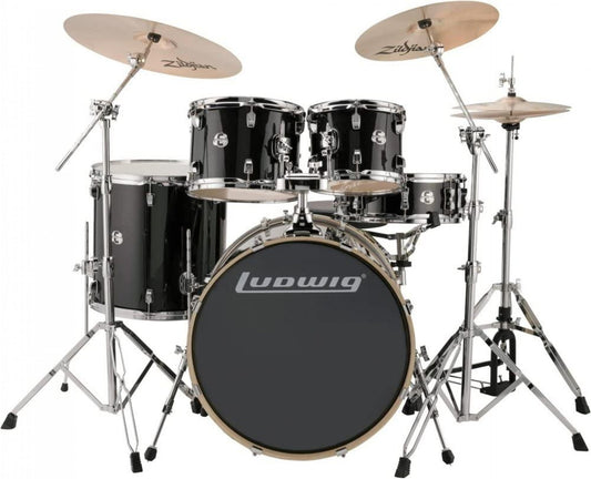 Ludwig Element Evolution 5-Piece Drum Set Black Sparkle