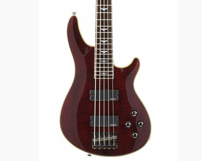 Schecter Omen Extreme-5 Bass Guitar (Black Cherry