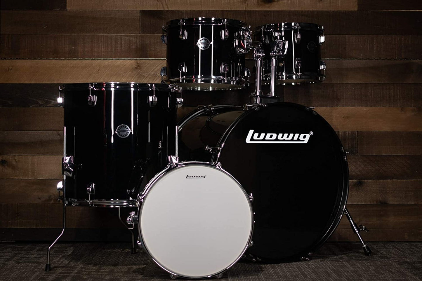 Ludwig Accent Series Drive Drum Set - Black