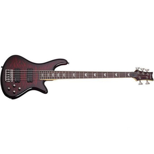 Schecter Stiletto Extreme-5 5-String Bass Guitar - Black Cherry