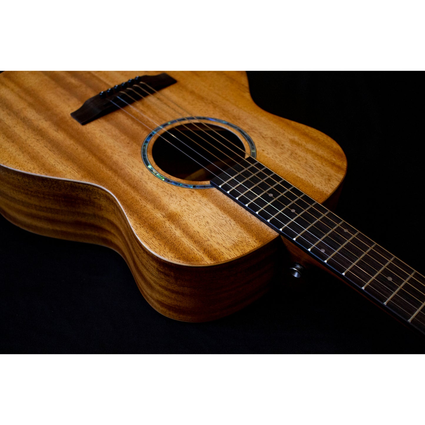 Richtone RT BG2 EQ NA Travel Acoustic Guitar - All Mahogany