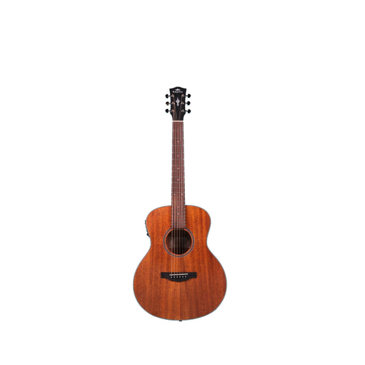 Kepma ES36-E Semi Acoustic Travel Guitar- All Mahogany