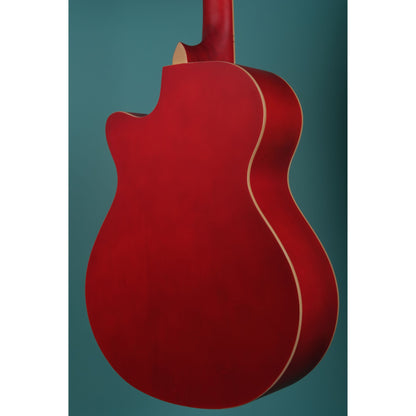 Richtone RT40C Acoustic Guitar- Red Burst Matte