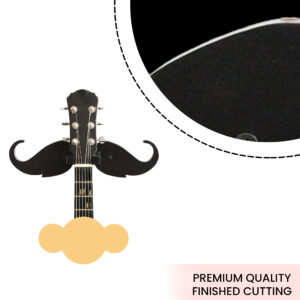 Guitar Wall Hanger - Black Moustache