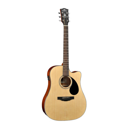 Kepma EDC-E TRANS K10 Semi - Acoustic Guitar - Natural Matt