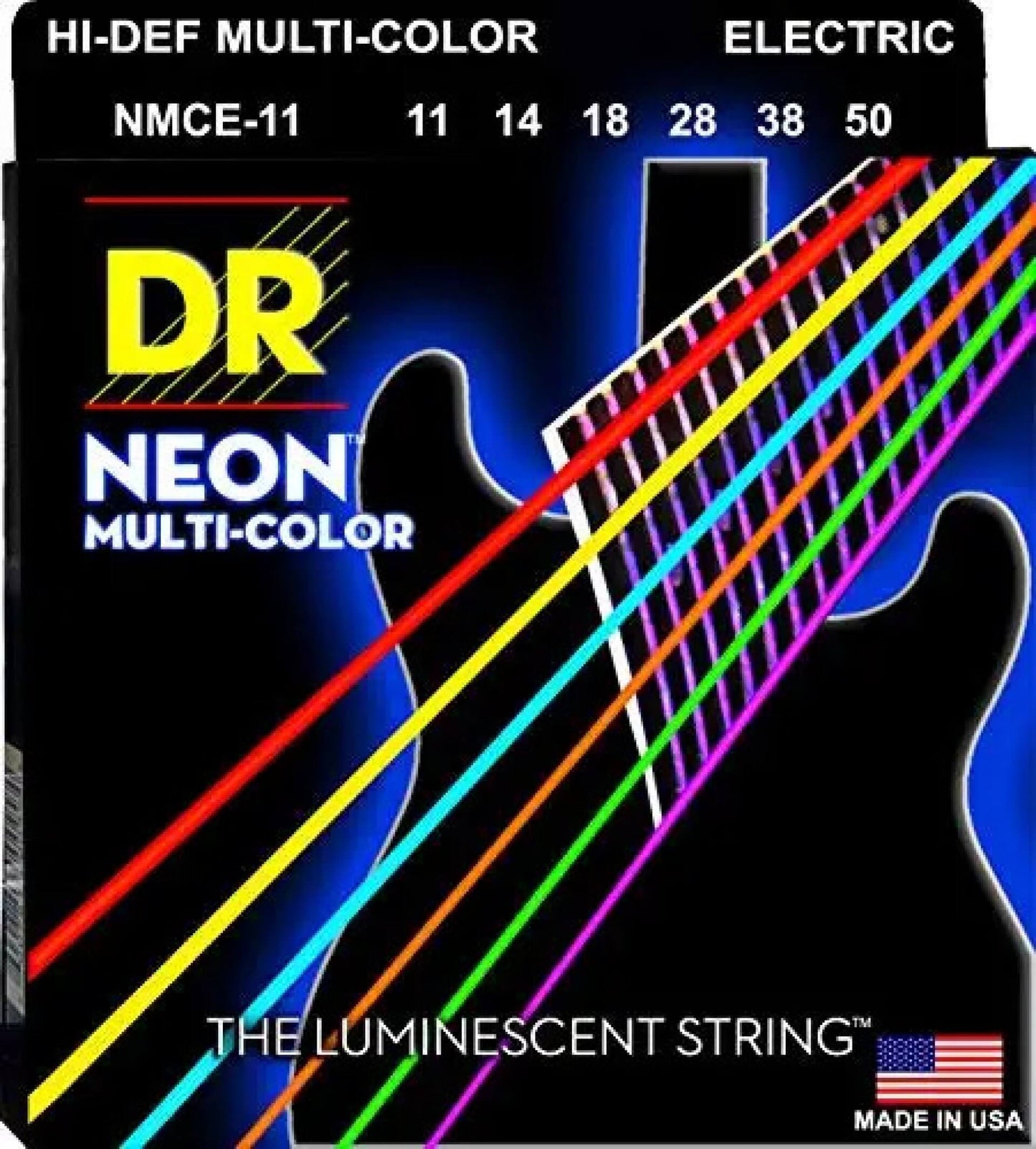 DR Strings HI-DEF NEON Electric Guitar Strings (NMCE-11)