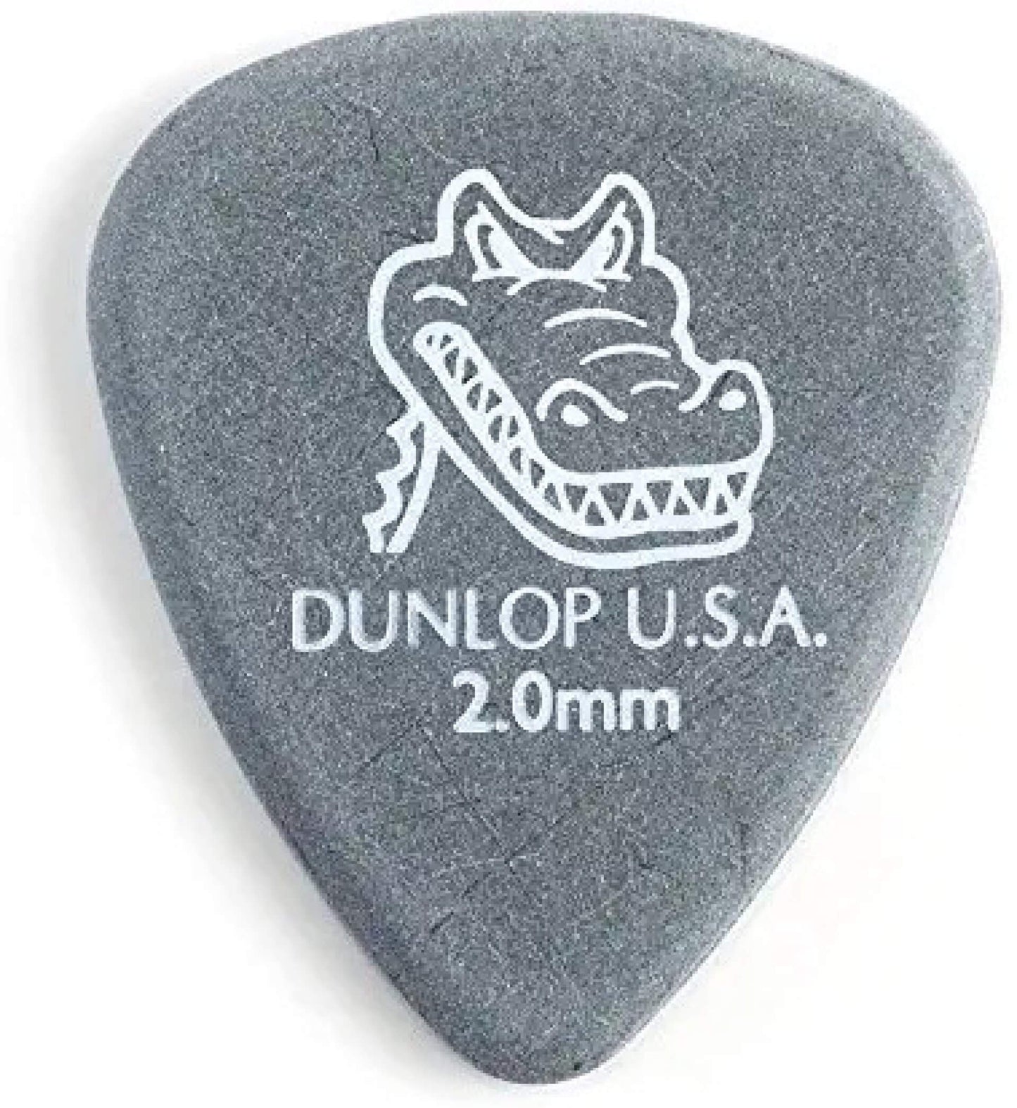 Jim Dunlop Gator Grip Standard 2.0mm Black Guitar Picks 72 (417R2.0)